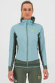 KARPOS Kerékpáros dzseki béléssel - LAVAREDO WINTER W - kék/zöld