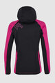 KARPOS Kerékpáros szélálló dzseki - LAVAREDO WINTER KIDS - rózsaszín/fekete