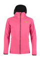 KARPOS Kerékpáros szélálló dzseki - LAVAREDO KID WINTER - rózsaszín/fekete