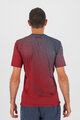 KARPOS Rövid ujjú kerékpáros póló - LAVAREDO ULTRA - piros/kék