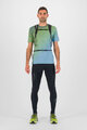 KARPOS Rövid ujjú kerékpáros póló - LAVAREDO ULTRA - zöld/kék