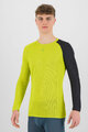 KARPOS Hosszú ujjú kerékpáros póló - DINAMICO OCTA - sárga/fekete
