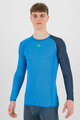 KARPOS Hosszú ujjú kerékpáros póló - DINAMICO OCTA - kék