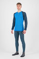 KARPOS Hosszú ujjú kerékpáros póló - DINAMICO OCTA - kék
