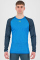 KARPOS Hosszú ujjú kerékpáros póló - DINAMICO OCTA - kék