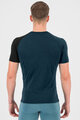 KARPOS Rövid ujjú kerékpáros póló - DINAMICO MERINO 130 - kék/fekete