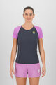 KARPOS Rövid ujjú kerékpáros póló - LAVAREDO EVO W - fekete/rózsaszín