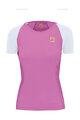 KARPOS Rövid ujjú kerékpáros póló - LAVAREDO EVO W - rózsaszín/fehér