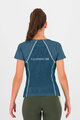 KARPOS Rövid ujjú kerékpáros póló - LAVAREDO EVO W - kék