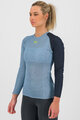 KARPOS Hosszú ujjú kerékpáros póló - DINAMICO OCTA W - kék