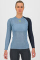 KARPOS Hosszú ujjú kerékpáros póló - DINAMICO OCTA W - kék