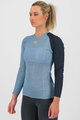 KARPOS Hosszú ujjú kerékpáros póló - DINAMICO OCTA W - kék