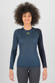 KARPOS Hosszú ujjú kerékpáros póló - DINAMICO OCTA W - kék