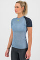 KARPOS Rövid ujjú kerékpáros póló - DINAMICO OCTA W - kék