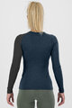 KARPOS Hosszú ujjú kerékpáros póló - DINAMICO MERINO 130 W - kék/fekete