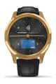 GARMIN okosóra - VIVOMOVE LUXE 24K GOLD - fekete/arany