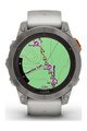 GARMIN okosóra - FENIX 7 PRO SAPPHIRE SOLAR - szürke/narancssárga