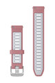 GARMIN szíj - QUICK RELEASE 18 MM - fehér/rózsaszín