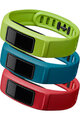 GARMIN szíj - VÍVOFIT 2 - ACTIVE - piros/kék/zöld