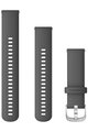 GARMIN szíj - QUICK RELEASE 22 MM - szürke/ezüst