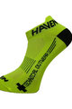 HAVEN Kerékpáros bokazokni - SNAKE SILVER NEO 2PAK - sárga/fekete
