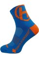 HAVEN Klasszikus kerékpáros zokni - LITE SILVER NEO 2PAK - kék/narancssárga