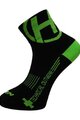 HAVEN Klasszikus kerékpáros zokni - LITE SILVER NEO 2PAK - fekete/zöld