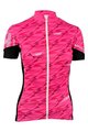HAVEN Rövid ujjú kerékpáros mez - SKINFIT NEO WOMEN - rózsaszín/fehér