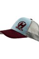 HAVEN Kerékpáros sapka - TRUCKER - szürke/piros