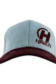HAVEN Kerékpáros sapka - TRUCKER - szürke/piros