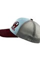 HAVEN Kerékpáros sapka - TRUCKER - szürke/piros