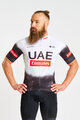 BONAVELO Rövid ujjú kerékpáros mez - UAE 2025 - fehér/fekete