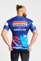 BONAVELO Rövid ujjú kerékpáros mez - SOUDAL-QUICKSTEP 2025 - kék/fehér