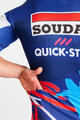 BONAVELO Rövid ujjú kerékpáros mez - SOUDAL-QUICKSTEP 2025 - kék/fehér