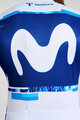 BONAVELO Hosszú ujjú kerékpáros mez - MOVISTAR 2025 WINTER  - fehér/kék