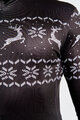 HOLOKOLO Hosszú ujjú kerékpáros mez - FROSTTRAIL WINTER - fekete