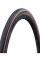 SCHWALBE külső abroncs  - ONE 700x28C RACEGUARD 67EPI - fekete/barna
