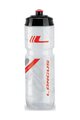 LONGUS Kerékpáros palack vízre - TESA 800ml - áttetsző/piros
