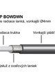 LONGUS bowden - SP BOWDEN - fekete