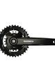 SHIMANO hajtókarok és átalakítók - ALTUS FC-MT101 OEM 36-22 2x9 - fekete
