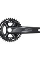 SHIMANO hajtókarok és átalakítók - DEORE FC-M5100 36-26 2x11 - fekete