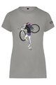 SHIMANO Rövid ujjú kerékpáros póló - SENTIERO LTD - szürke