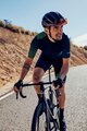 SHIMANO Rövid ujjú kerékpáros mez - BREAKAWAY - zöld/fekete