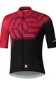 SHIMANO Rövid ujjú kerékpáros mez - BREAKAWAY - piros/fekete
