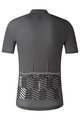 SHIMANO Rövid ujjú kerékpáros mez - AEROLITE - szürke
