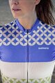 SHIMANO Rövid ujjú kerékpáros mez - MIZUKI - fehér/kék