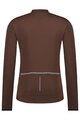 SHIMANO Hosszú ujjú kerékpáros mez nyári - VERTEX THERMAL LONG - barna