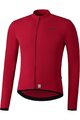 SHIMANO Hosszú ujjú kerékpáros mez nyári - VERTEX THERMAL LONG - piros
