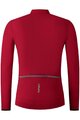 SHIMANO Hosszú ujjú kerékpáros mez nyári - VERTEX THERMAL LONG - piros