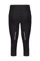 SHIMANO 3/4-es kerékpáros nadrág kantár nélkül - KAEDE KNICKERS 3/4 - fekete